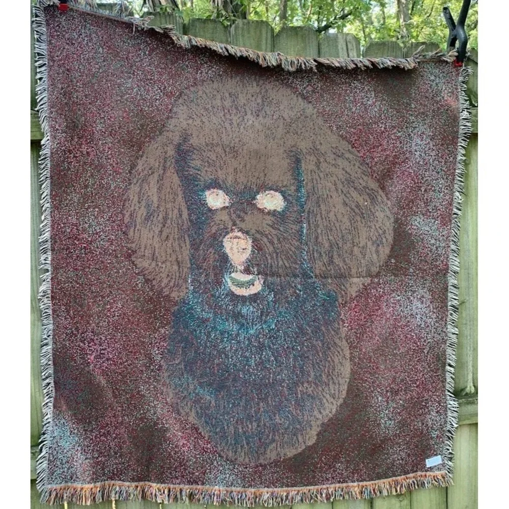 Bichon Frise by Robert May Dog Woven Tapestry Throw Blanket Pure Country Weavers